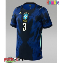 Camiseta Brasil Gabriel Magalhaes #3 Visitante Equipación Mundial 2026 manga corta